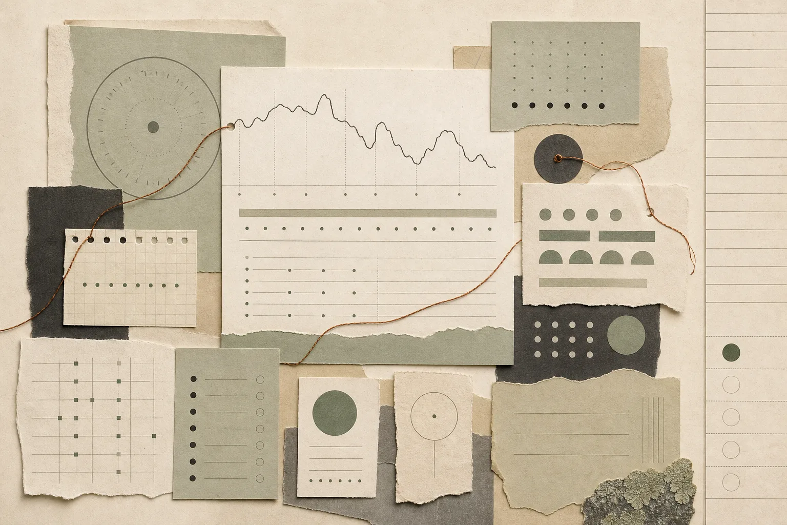 Wearable traces, reports, routines, goals, and notes organized into one connected record
